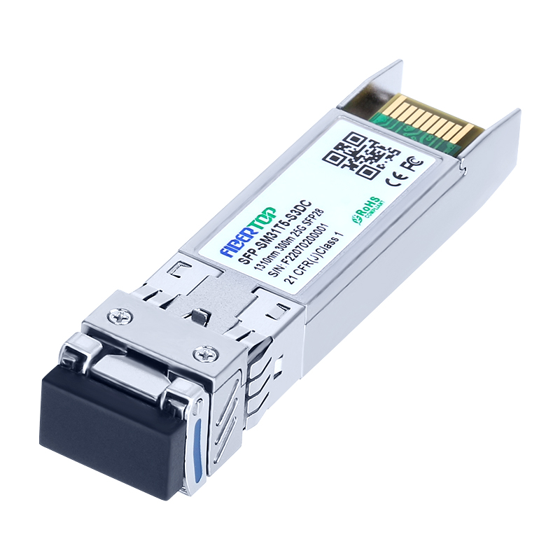 Cisco® SFP-25G-LR-S-300M متوافق مع 25GBase-LRL SFP28 1310nm 300m DDM LC SMF Transceiver