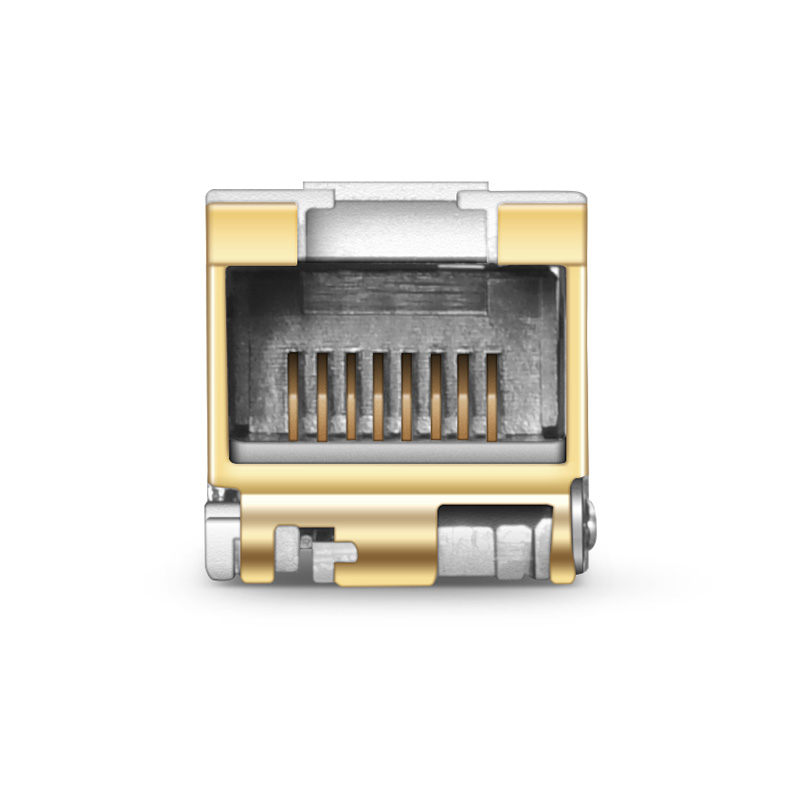 Fortinet® FN-TRAN-GC متوافق مع 10/100 / 1000BASE-T SFP Copper RJ-45 100m وحدة الإرسال والاستقبال