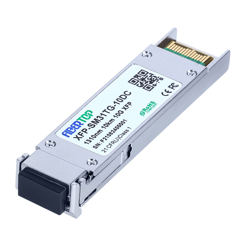 HW® XFP-LX-SM1310 متوافق مع 10GBASE-LR XFP جهاز الإرسال والاستقبال SMF 1310 نانومتر 10 كم دوبلكس LC DOM