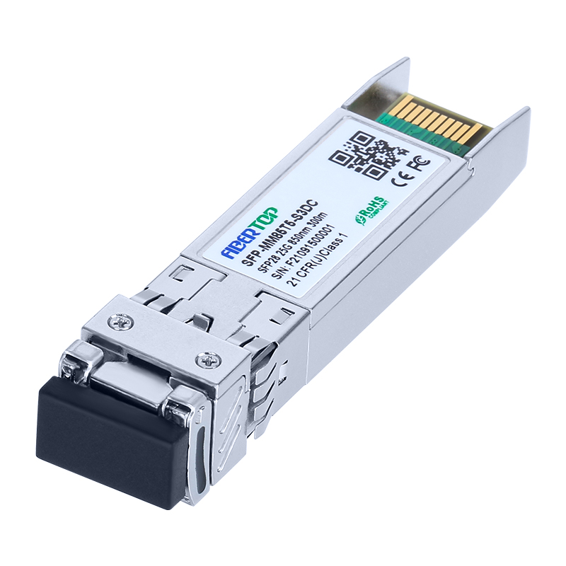 أريستا® 25GBASE-MR-XSR متوافق مع 25GBase-ESR SFP28 جهاز الإرسال والاستقبال MMF 850nm 300m LC DOM