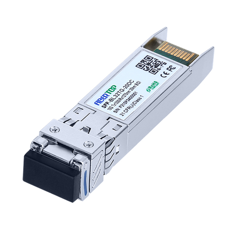 هواوي® 02310QDJ متوافق مع 10G BIDI SFP + SMF 1330nm Tx / 1270nm Rx 20km وحدة إرسال واستقبال LC DOM واحدة