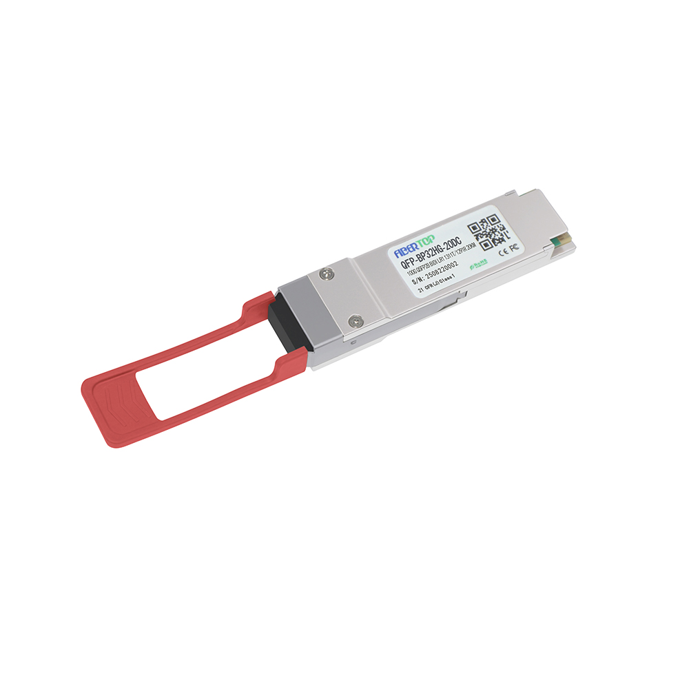 وحدة الإرسال والاستقبال الضوئية FIBERTOP 100G QSFP28 LR1 BiDi 1311/1291nm 20KM